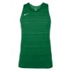 Neon-Nike Dry Miler Singlet (M) Pine Green-White