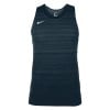 Neon-Nike Dry Miler Singlet (M) Obsidian-White