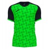 Joma Supernova III T-shirt (M) Black-Fluor Green