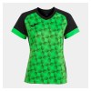 Joma Womens Supernova III T-shirt (W) Black-Fluor Green