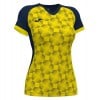 Joma Womens Supernova III T-shirt (W) Dark Navy-Yellow