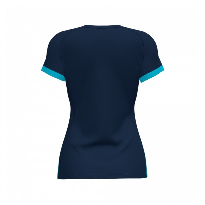 Joma Womens Supernova III T-shirt (W) Dark Navy-Turquoise Fluor