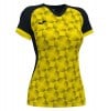 Joma Womens Supernova III T-shirt (W) Black-Yellow