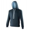 Varsity Hoodie New French Navy-Sky Blue