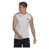 adidas AEROREADY Designed To Move Sport 3-Stripes Tank Top White