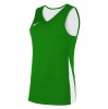 Nike Team Reversible Basketball Tank Pine Green-White
