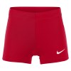 Neon-Nike Womens Team 3 Inch Short (W) University Red-White