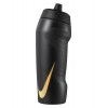 Nike Hyperfuel Water Bottle 700ml Black-Black-Black-Metallic Gold