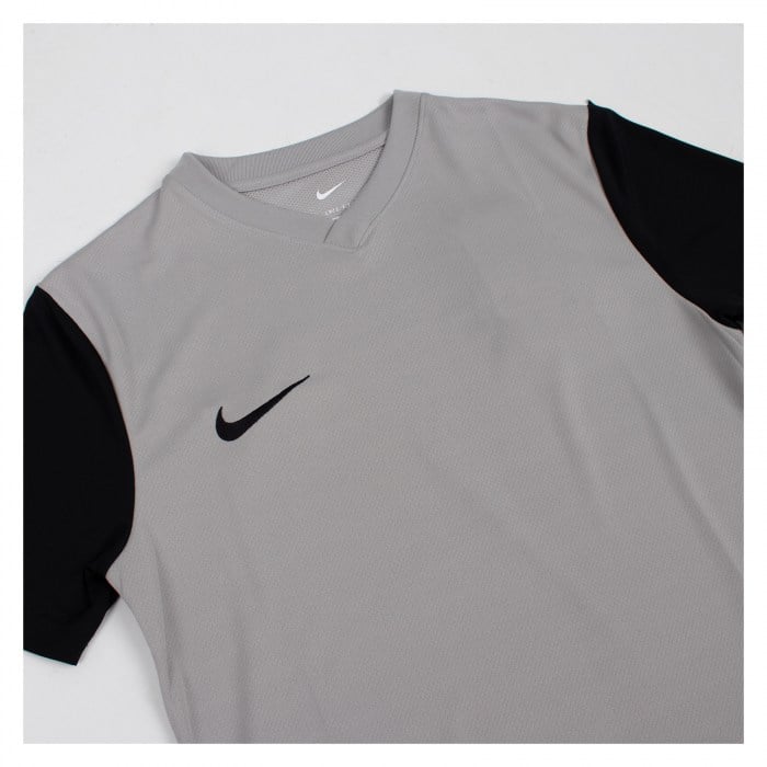 Nike Tiempo Premier 2 Short Sleeve Jersey Pewter Grey-Black-Black