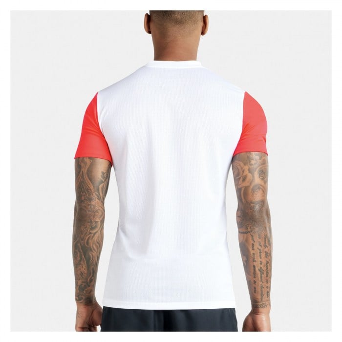 Nike Tiempo Premier 2 Short Sleeve Jersey White-Bright Crimson-Black