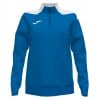 Joma Womens Championship VI 1/4 Zip Sweatshirt / Midlayer (W) Royal-White