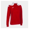 Joma Womens Championship VI 1/4 Zip Sweatshirt / Midlayer (W) Red-White