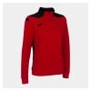 Joma Womens Championship VI 1/4 Zip Sweatshirt / Midlayer (W) Red-Black