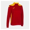 Joma Womens Championship VI 1/4 Zip Sweatshirt / Midlayer (W) Red-Yellow