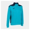 Joma Womens Championship VI 1/4 Zip Sweatshirt / Midlayer (W) Turquoise Fluo-Navy