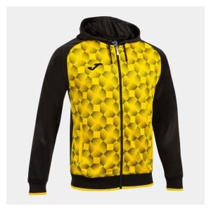 Joma Supernova III Hooded Jacket Black-Yellow