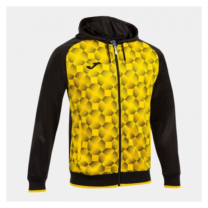 Joma Supernova III Hooded Jacket Black-Yellow