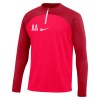 Nike Academy Pro Midlayer Drill Top Bright Crimson-University Red-White