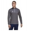 adidas Entrada 1/4 Zip Drill Top Midlayer Team Grey Four