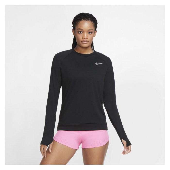 Nike Womens Pacer Long Sleeve Running Crew