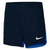 Nike Womens Academy Pro Knit Shorts Obsidian-Royal Blue-White