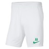 Nike Park III Shorts White-Pine Green
