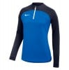 Nike Womens Academy Pro Drill Top Royal Blue-Obsidian-White