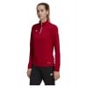 adidas Womens Entrada 22 1/4 Zip Training Top (W) Team Power Red