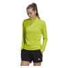 adidas Womens Entrada 22 1/4 Zip Training Top (W) Team Semi Sol Yellow