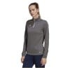 adidas Womens Entrada 22 1/4 Zip Training Top (W) Team Grey Four