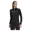 adidas Womens Entrada 22 1/4 Zip Training Top (W) Black