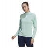 adidas Womens Entrada 22 1/4 Zip Training Top (W) Clear Mint