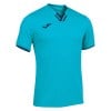 Joma Toletum IV Short Sleeve Jersey Fluo Turquoise-Dark Navy