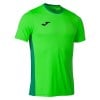Joma Winner II Short Sleeve Shirt Fluo Green-Medium Green