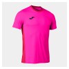 Joma Winner II Short Sleeve Shirt Fluo Pink-Raspberry