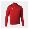 Joma Winner II 1/4 Zip Warm Up Training Top Red-Burgundy