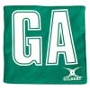Gilbert Patch Pro Netball Bibs Green-White