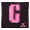 Gilbert Patch Pro Netball Bibs Blk-Pink