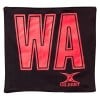Gilbert Patch Pro Netball Bibs Blk-Red