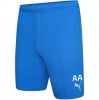 Puma teamRISE Shorts Electric Blue Lemonade-Puma White