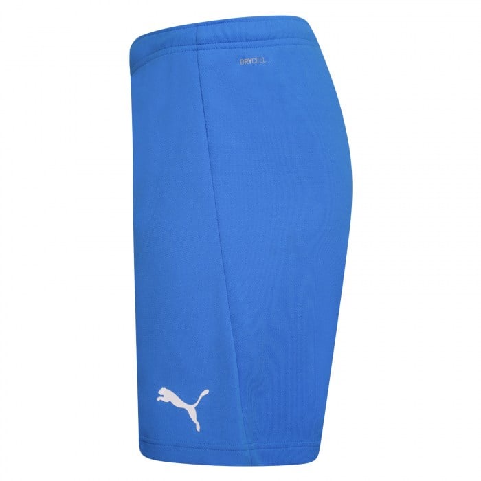 Puma teamRISE Shorts Electric Blue Lemonade-Puma White