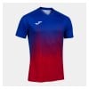 Joma Tiger IV Short Sleeve Jersey Dark Royal-Red