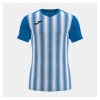 Joma Inter II Striped Short Sleeve Jersey Royal-White