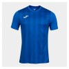Joma Inter II Striped Short Sleeve Jersey Royal-Blue