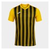 Joma Inter II Striped Short Sleeve Jersey Yellow-Black