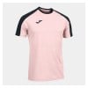 Joma Eco Championship Short Sleeve Jersey Light Pink-Black