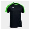 Joma Eco Championship Short Sleeve Jersey Black-Fluo Green
