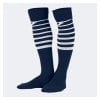 Joma Premier II Hooped Socks Dark Navy-White