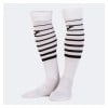 Joma Premier II Hooped Socks White-Black