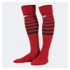 Joma Premier II Hooped Socks Red-Black